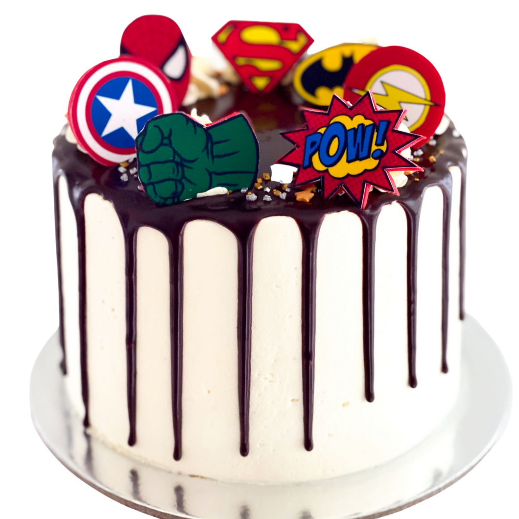 Superhero Birthday Cake Tutorial with Cake Boss! - Viva Veltoro