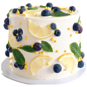 Lemon and Blueberry Rustic Cake