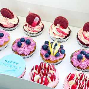 Mixed Berry Cupcakes